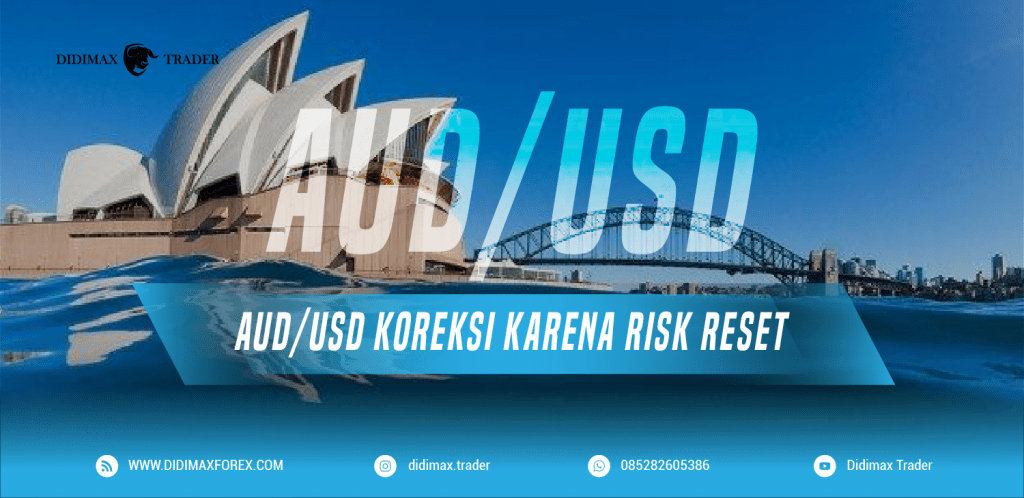 AUD/USD KOREKSI KARENA RISK RESET