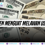 YEN MENGUAT MELAWAN USD