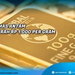 Harga Emas Antam Lebih Murah Pada Perdagangan Senin