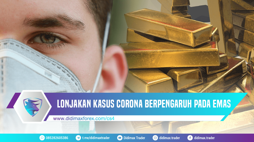 LONJAKAN KASUS CORONA BERPENGARUH PADA EMAS