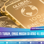KENDATI TURUN, EMAS MASIH DI ATAS $1.800 KOK!