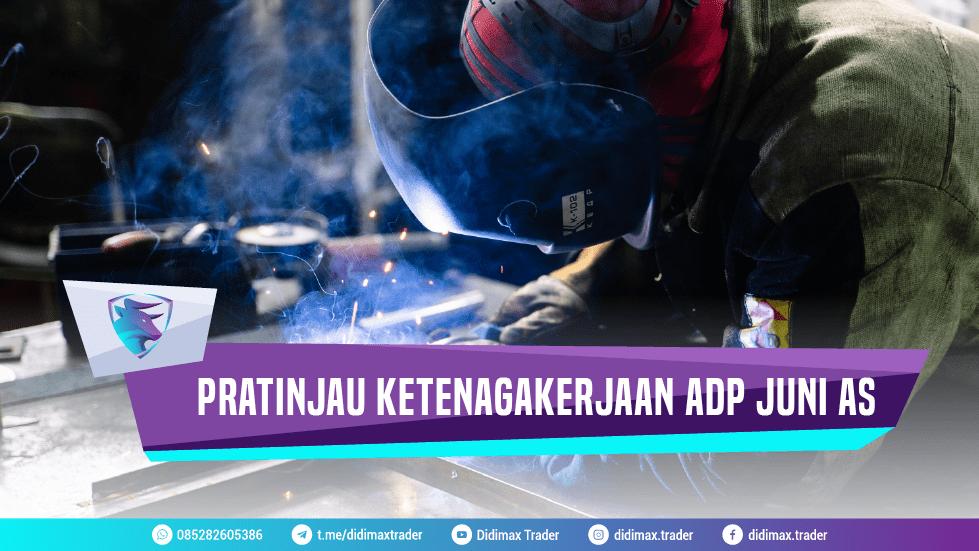 PRATINJAU KETENAGAKERJAAN ADP JUNI AS