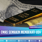 HARGA EMAS SEMAKIN MENDEKATI US$ 1.800