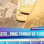 FANTASTIS , EMAS TEMBUS US $1800/OZ