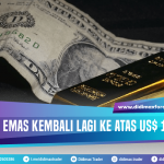 HARGA EMAS KEMBALI LAGI KE ATAS US$ 1.800