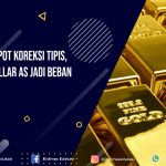 Harga emas spot koreksi tipis, penguatan dolar AS jadi beban si kuning