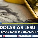 Dolar AS Lesu, Harga Emas Naik ke USD1.937/Ounce