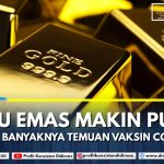 Kilau Emas Makin Pudar Imbas Banyaknya Temuan Vaksin Corona
