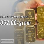 Harga emas Antam di Pegadaian pagi ini Rp 1.052.000 per gram (31 Agustus 2020)