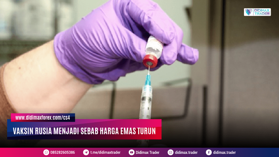 Vaksin Rusia Menjadi Sebab Harga Emas Turun