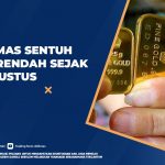 Harga Emas Sentuh Level Terendah Sejak Awal Agustus